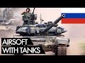Real Tanks in Airsoft - Russian Milsim Wargame 9 - Vlog