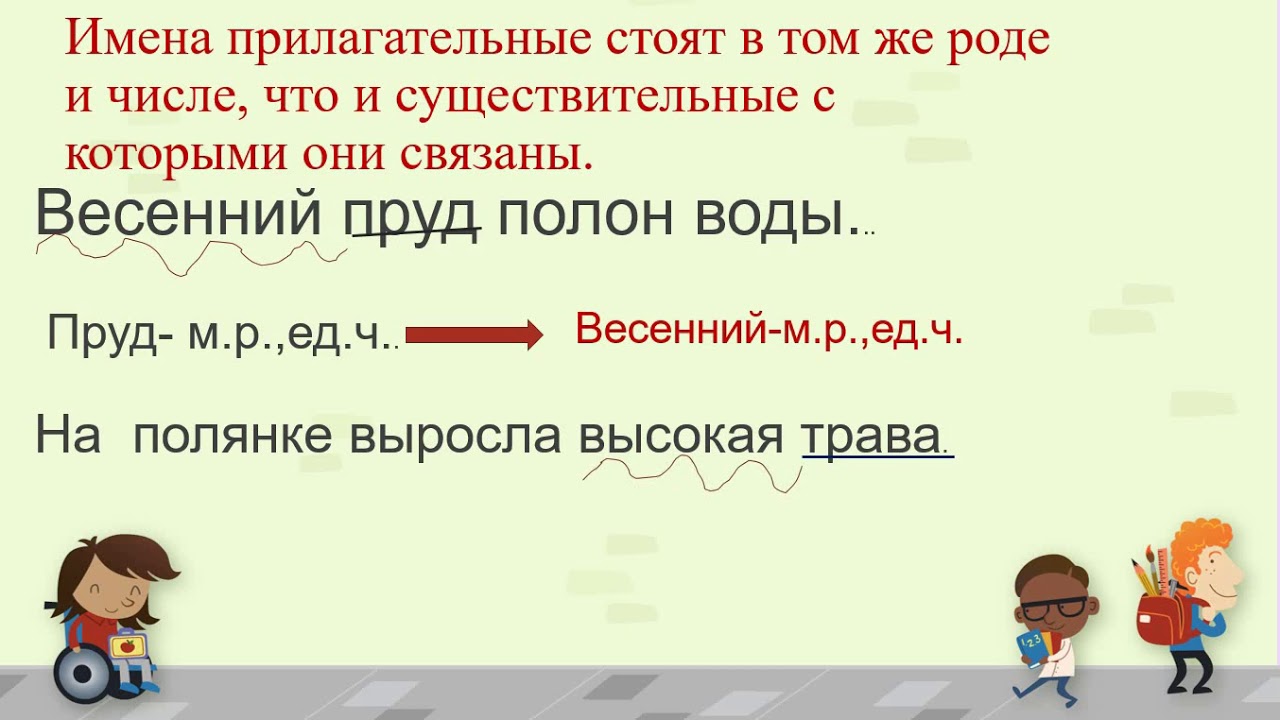 Имя прилагательное 3 класс перспектива