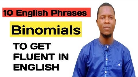 Master the Power of English Binomials: 10 Essential Pairs You Must Know!