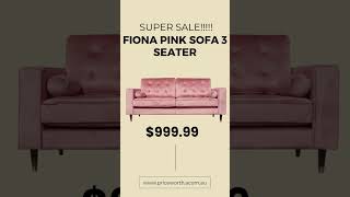 SUPER SALE!! FIONA PINK SOFA 3 SEATER!!! screenshot 4