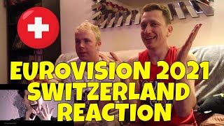 EUROVISION 2021 - SWITZERLAND - SEMI FINAL 2 - REACTION