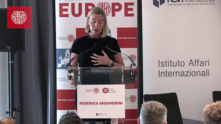 Legacy speech by HR Federica Mogherini