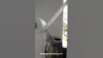 Dip tea bag in bag automatic vertical bag filling sealing packaging machine running video