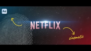 I Made This Netflix Style Intro In After Effects - Step by Step Tutorial