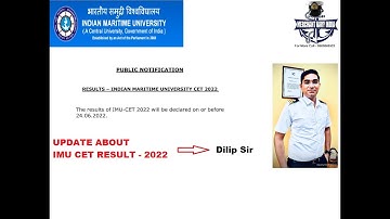 IMU CET EXAM RESULT UPDATES-2022