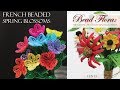 Bead Flora: spring blossoms - free book project, Beading gem's journal