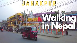  4K Evening Walking In The Southern Part Of Nepal Janakpur City 2021 