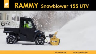 Rammy Snowblower 155 UTV PRO action 4min