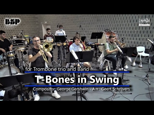 T-Bones in Swing - George Gerchwin, Arr. Geert Schrijvers - Banda Sinfónica  Portuguesa - YouTube