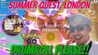 POKEMON GO SUMMER QUEST & RILLABOOM GIGANTAMAX VLOG 180 