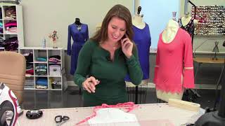 Learn how to refashion the Bella Top with inserts on It’s Sew Easy with Angela Wolf. (2107-1)