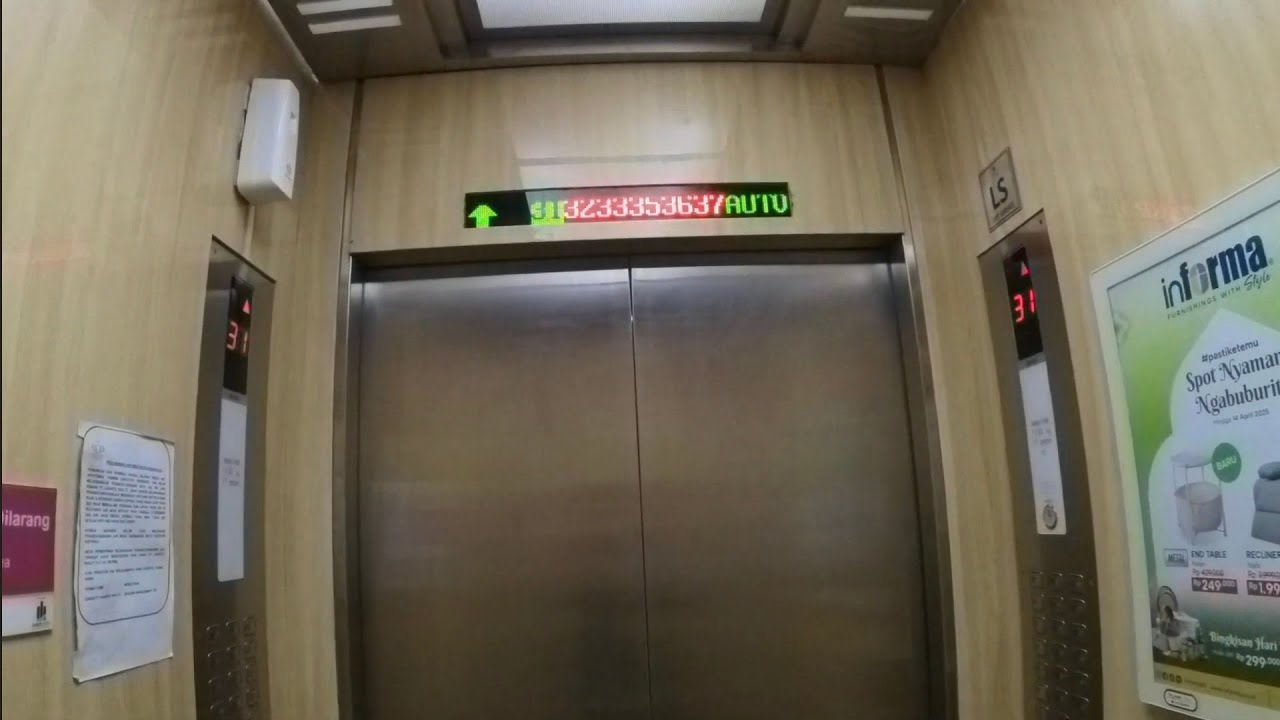 Sigma Di2 Elevator/ Lift with Very Rare Indicator at Thamrin Executive Residence, Jakarta
