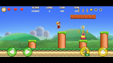 Super Matino Adventure Game - Gameplay Part 4 - Level 4