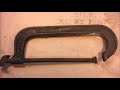 Straightening Out A Antique Stearns “C” Clamp