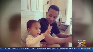 Chrissy Teigen, John Legend Hold 'Candy Court' With Daughter Luna