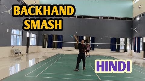 How to hit backhand smash in badminton. BACKHAND SMASH TECHNIQUES STEP BY STEP...easy backhand smash