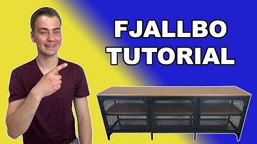 Easy To Follow IKEA Fjallbo TV Bench Tutorial