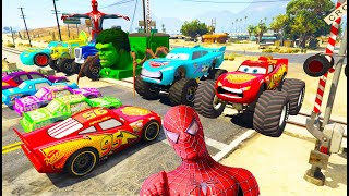 GTAV SPIDERMAN 2, FIVE NIGHTS AT FREDDY'S, THE AMAZING DIGITAL CIRCUS Join in Epic New Stunt Racing