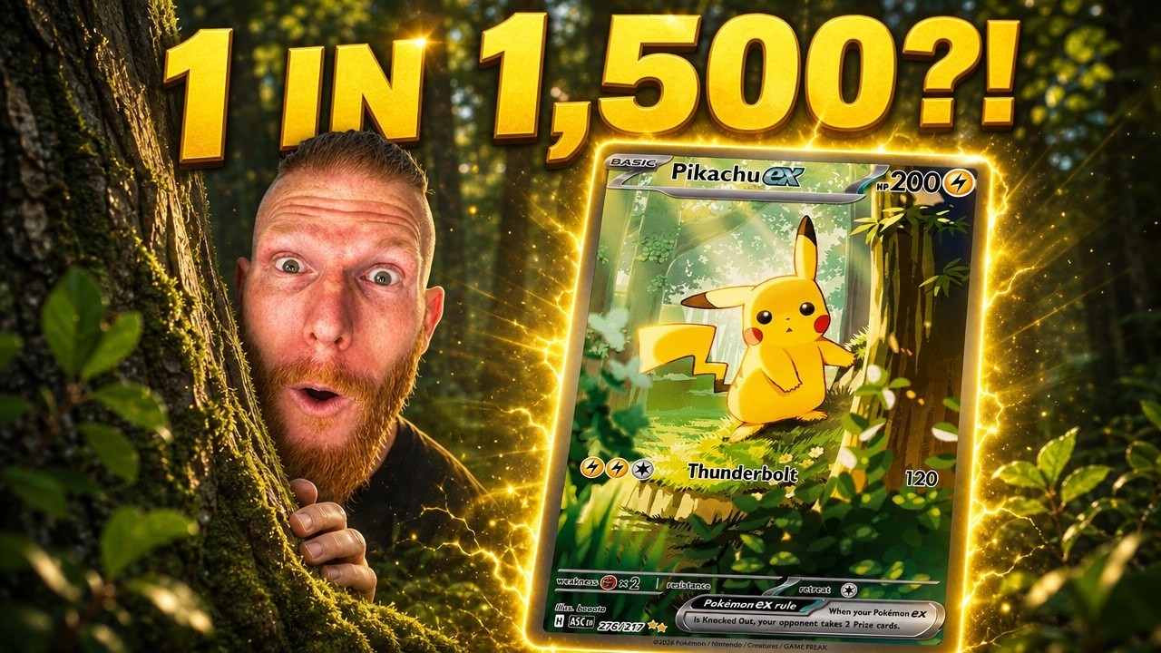 Treekachu is 1 in 1,500 Packs?! 🔥 LIVE Pokémon Box Breaks - YouTube