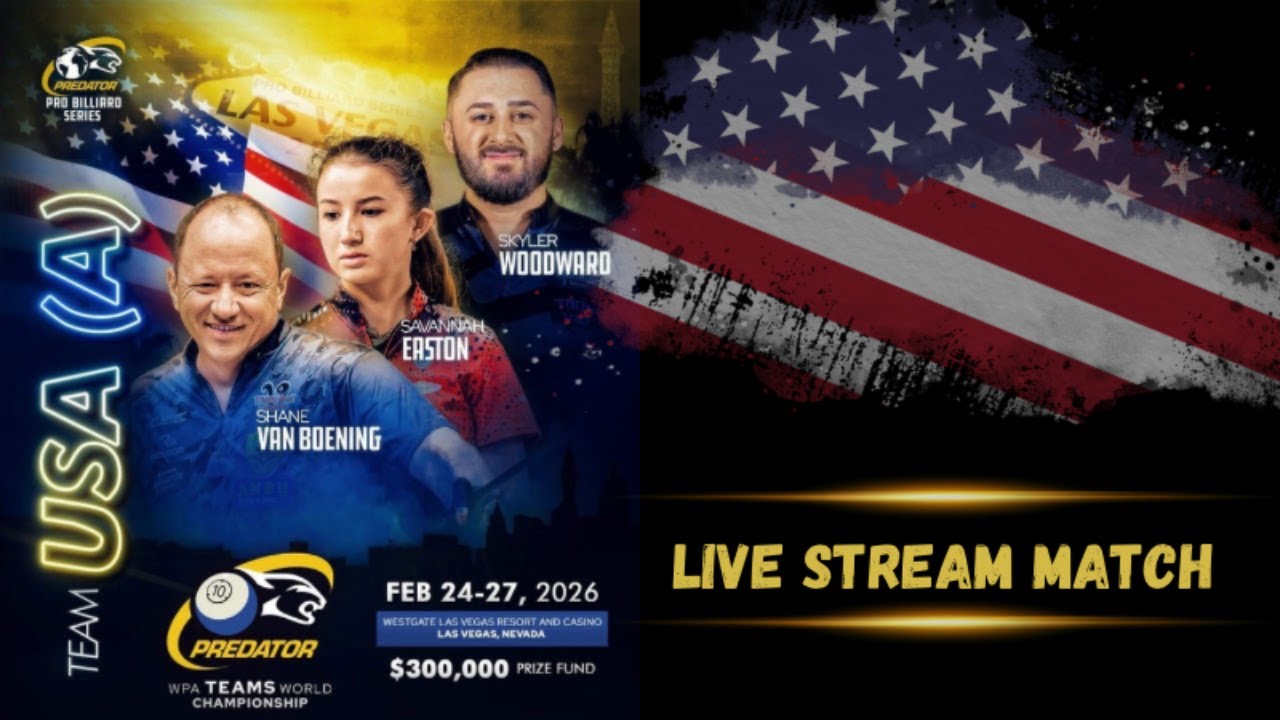 TEAM USA 🇺🇸 vs TEAM CANADA 🇨🇦 | 2026 WPA World Teams Championship