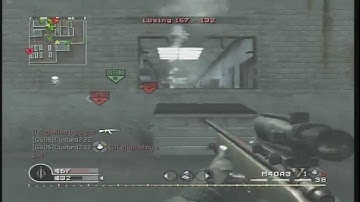 COD4 Jump Shot No-Scope Collateral Across Map!