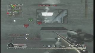 Famous COD4 Jump Shot No-Scope Collateral Across Map! Net Worth