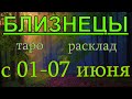 ГОРОСКОП БЛИЗНЕЦЫ С 01 ПО 07 ИЮНЯ.2020