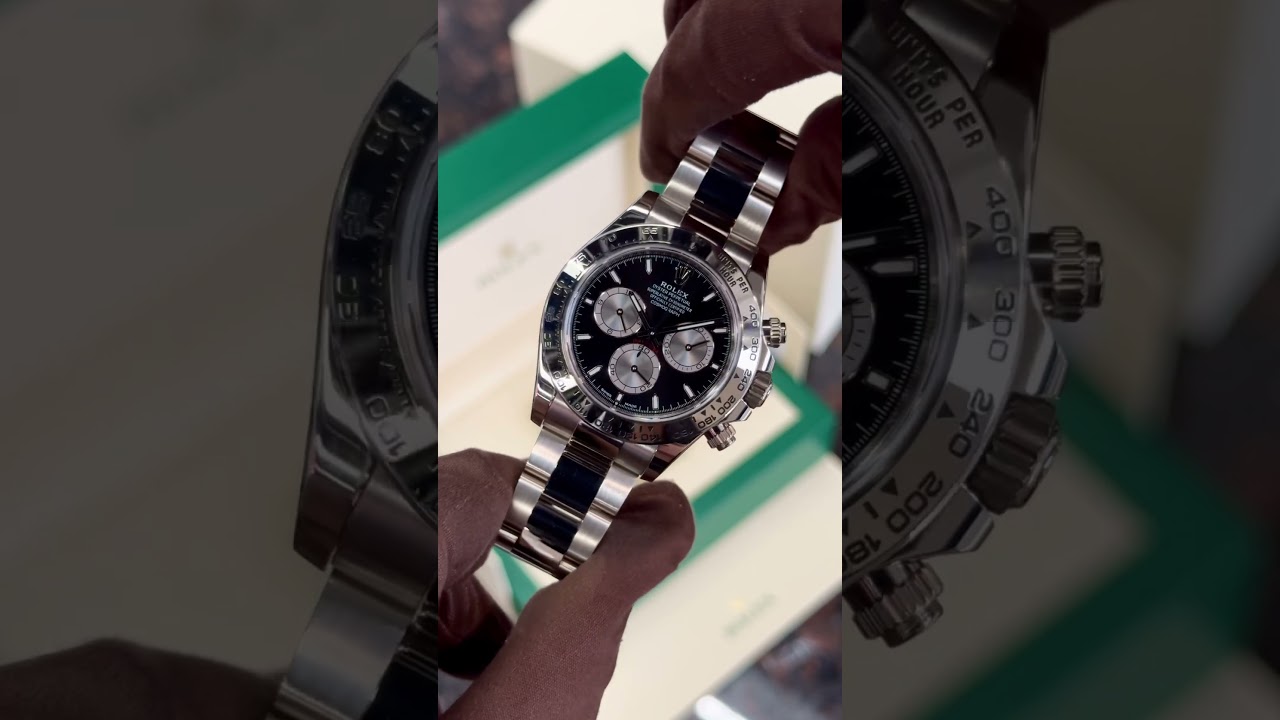 Rolex Daytona 40mm 126509 White Gold Black Dial