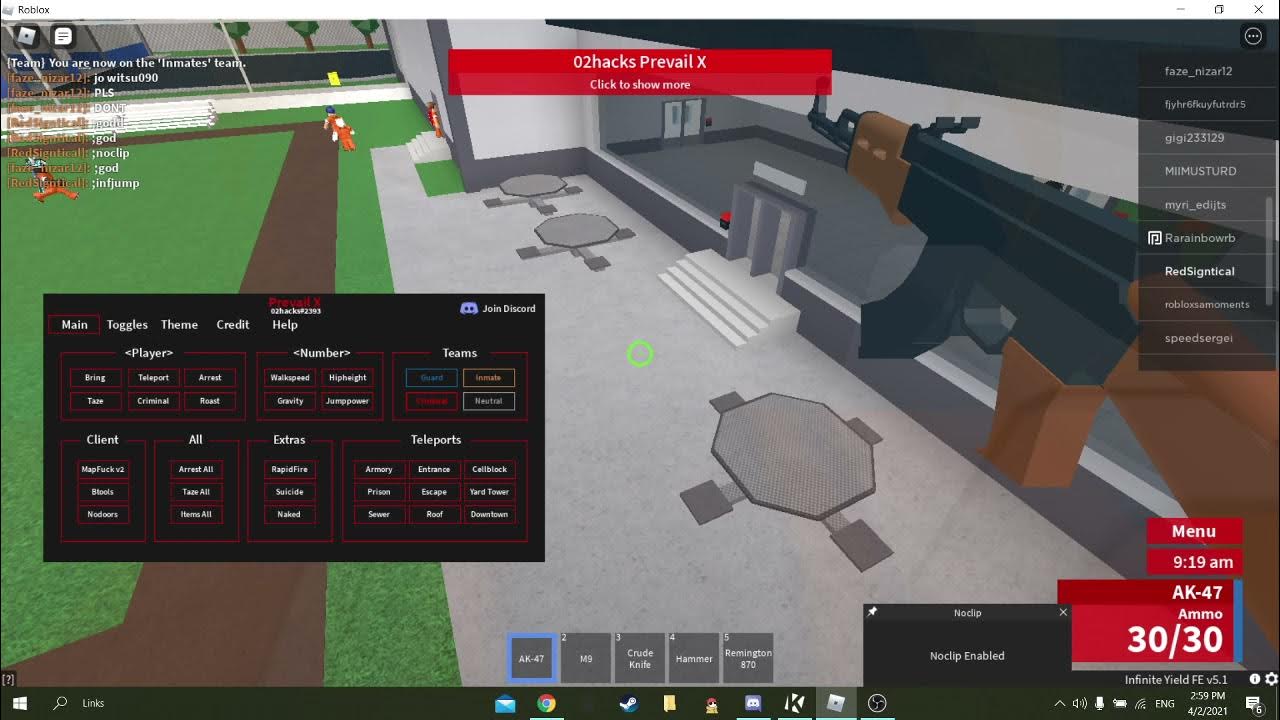🤑 OP NEW PRISON LIFE SCRIPT (UN PATCHABLE) 🤑 YouTube