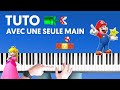 Apprends MARIO (le thème connu) avec UNE SEULE MAIN (pour booster ta main droite)