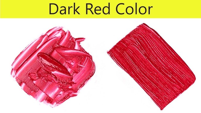 Cherry Red Color - How To Make Cherry Red Color - Color Mixing 