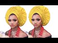 2020 TRENDING BRIDAL GELE STYLE - very detailed gele tutorial