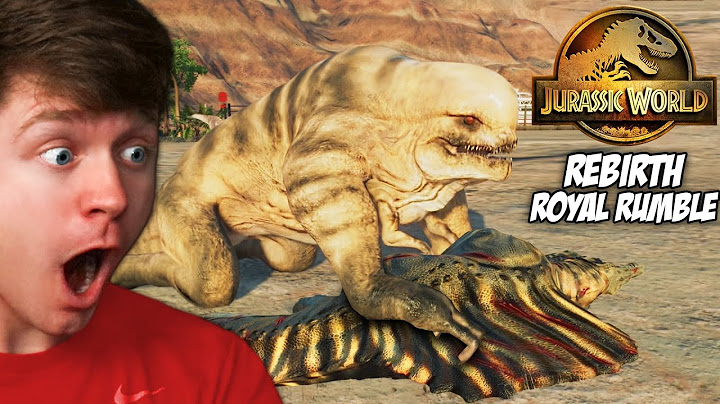 JURASSIC WORLD REBIRTH ROYAL RUMBLE! - Jurassic World Evolution 2