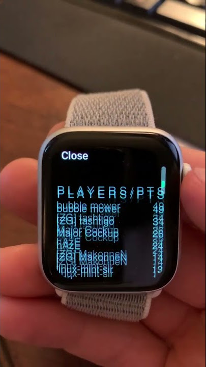 ZG on your Apple Watch