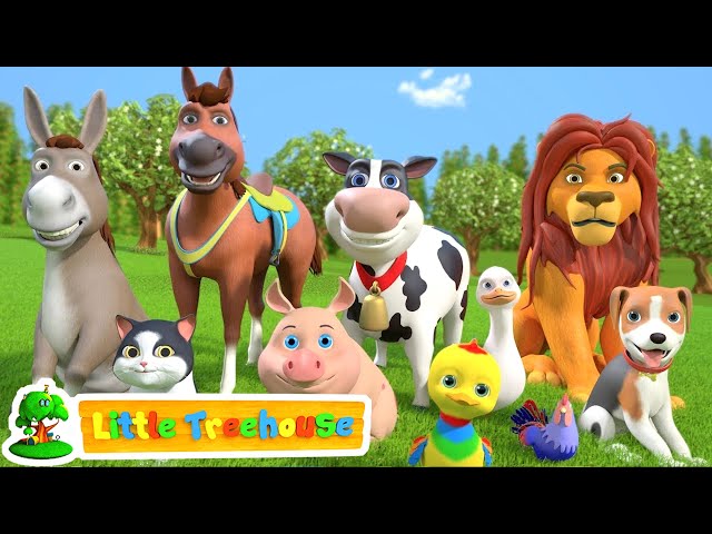 Animal Sound Song | Kindergarten Videos for Children | Cartoons Videos by Little treehouse class=