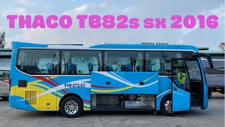 (XE ĐÃ BÁN) THACO TB82 2016 29 CHỖ MỚI KENG BIỂN SỐ TPHCM I ÔTÔ 5S 0912160160