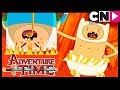 Adventure Time | Pranking Finn In Front Of Flame Princess | Jake Suit | Cartoon Network