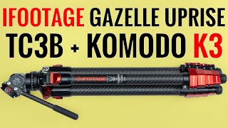 iFootage Gazelle Uprise TC3B Travel Tripod + Komodo K3