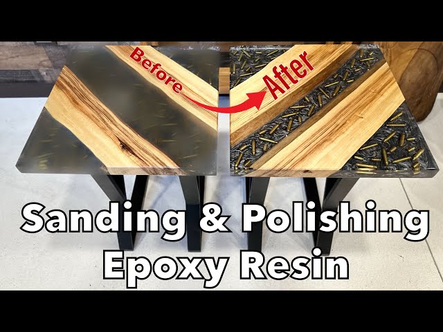 How To Sand & Polish Epoxy Resin - Best Results! 