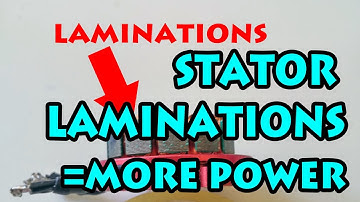 Stator laminations = more power! (but why?)