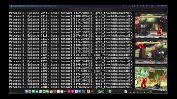 Pytorch Reinforcement Learning: Street Fighter III: 3rd Strike