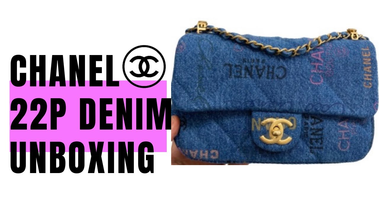Crossbody bag Chanel Blue in Denim - Jeans - 25275464