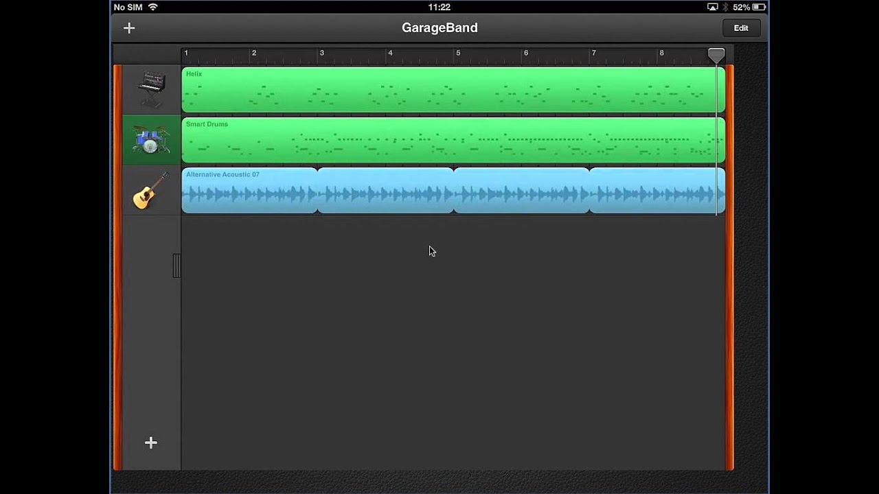 How to export tracks from garageband ipad