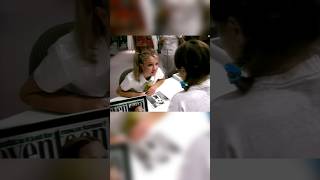 Britney Spears Signing Autographs Very First Mall Tour Rare HD 1998