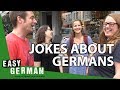 How Germans react to jokes about Germans | Easy German 203