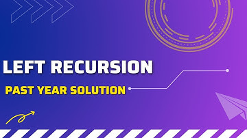 Solution of old questions related to Left Recursion