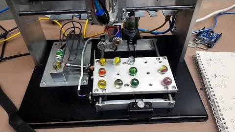 PLC And Arduino Controlled Marble Machine