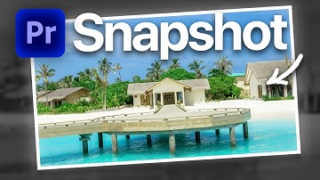 How To Make a Photo Snapshot Effect in Premiere Pro
