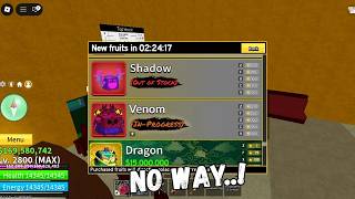 Omg.. Venom Fruit Rework Is Here + This Happened Blox Fruits 😱..