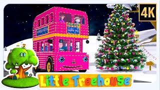 christmas santa wheels bus rhyme xmas carols song kids